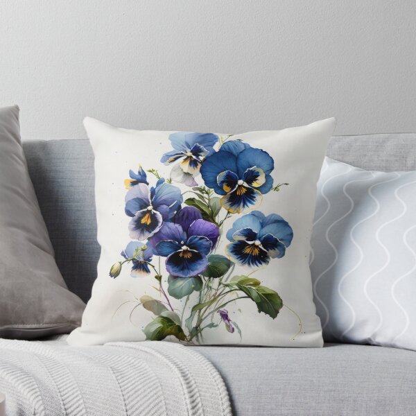 Item preview, Blue Violas  designed and sold by Vanover Designs.