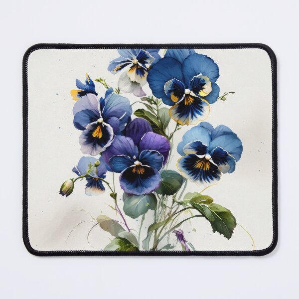 Item preview, Blue Violas  designed and sold by Vanover Designs.