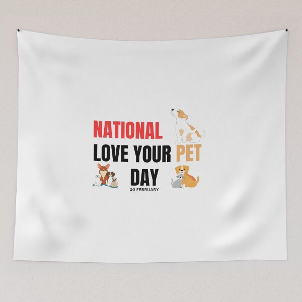Item preview, national love your pet day designed and sold by xkiyal Art.