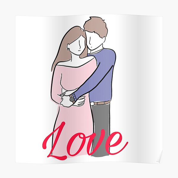 Premium Vector | Happy couple boyfriend and girlfriend women men girl line  art illustration