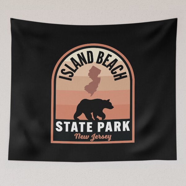 Item preview, Island Beach State Park NJ Bear designed and sold by HalpinDesign.