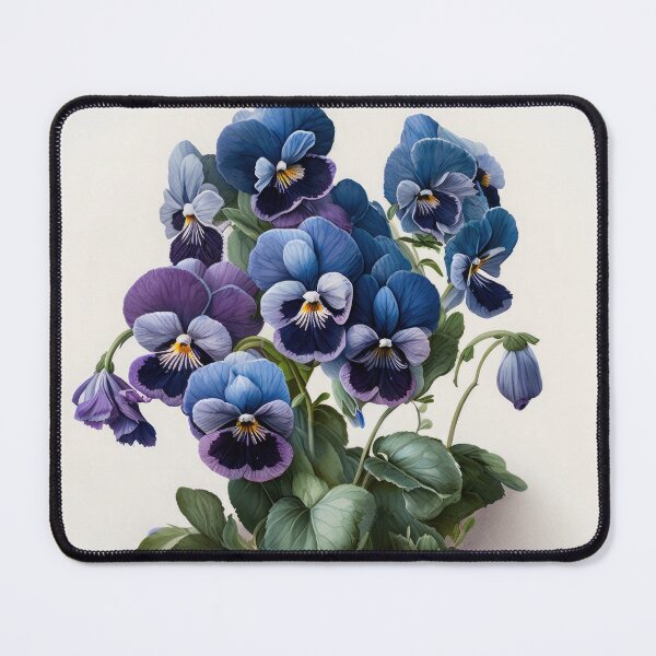 Item preview, Blue Violas  designed and sold by Vanover Designs.