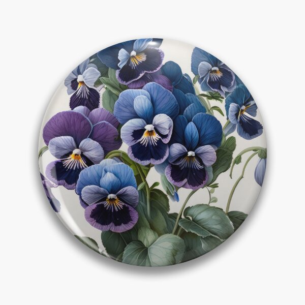 Item preview, Blue Violas  designed and sold by Vanover Designs.