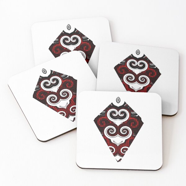 Item preview, Diamond and curls spotted red designed and sold by FlossOrFi.