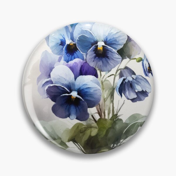 Item preview, Blue Violas  designed and sold by Vanover Designs.