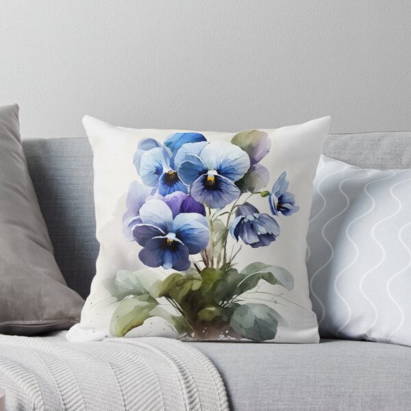 Item preview, Blue Violas designed and sold by Vanover Designs.