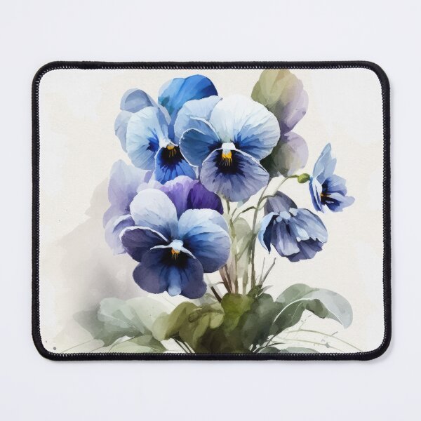 Item preview, Blue Violas  designed and sold by Vanover Designs.