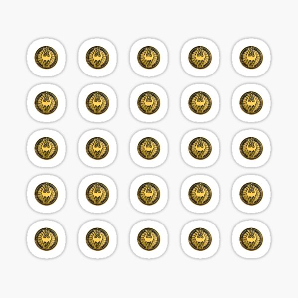 Gold Coin Stickers for Sale | Redbubble