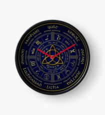 Pagan wheel of the year Clock