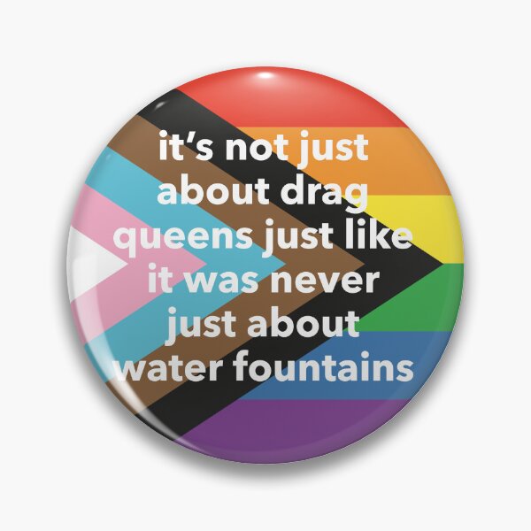 Item preview, It’s Not Just About Drag Queens Circle designed and sold by Aaron Tallman.