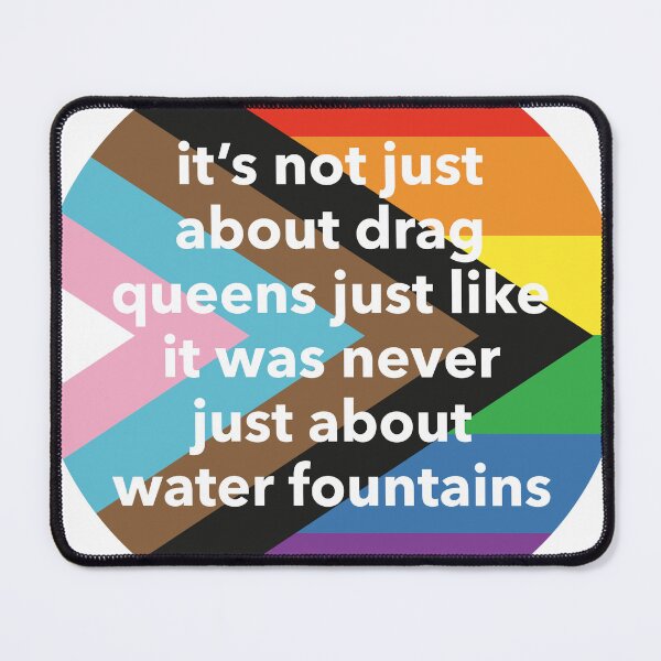 Item preview, It’s Not Just About Drag Queens Circle designed and sold by Aaron Tallman.