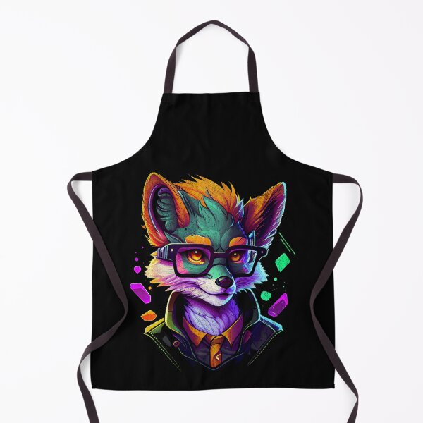 Item preview, Hipster Fox Modern Futuristic Furry designed and sold by WhistlingSnail.