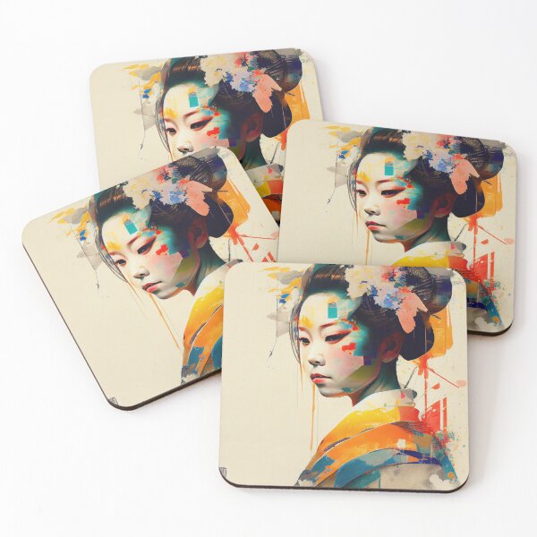 Item preview, Samurai, Geisha, Yakuza, traditional Japanese paintings designed and sold by The-Dark-Art.