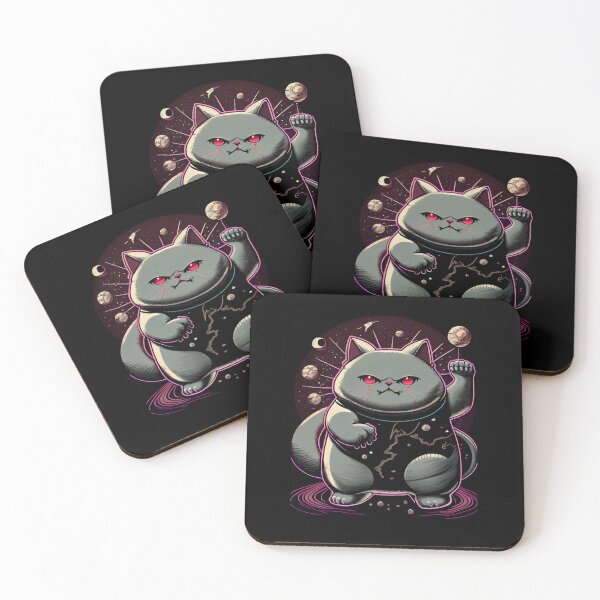 Item preview, Evil space cat  designed and sold by Quiki.