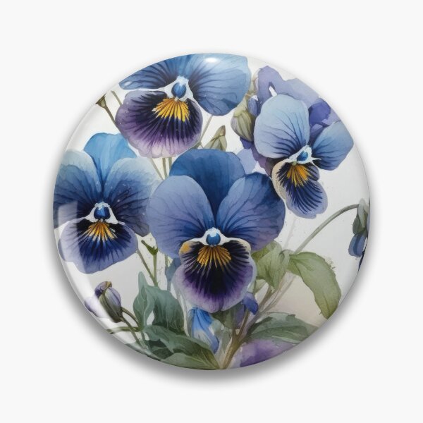 Item preview, Blue Violas  designed and sold by Vanover Designs.