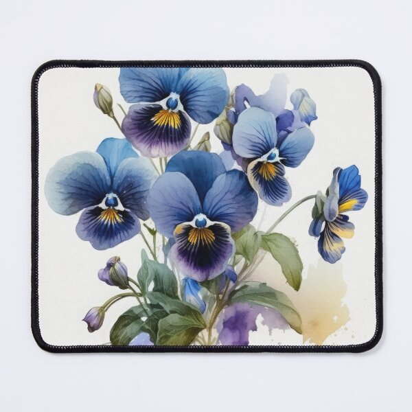 Item preview, Blue Violas  designed and sold by Vanover Designs.