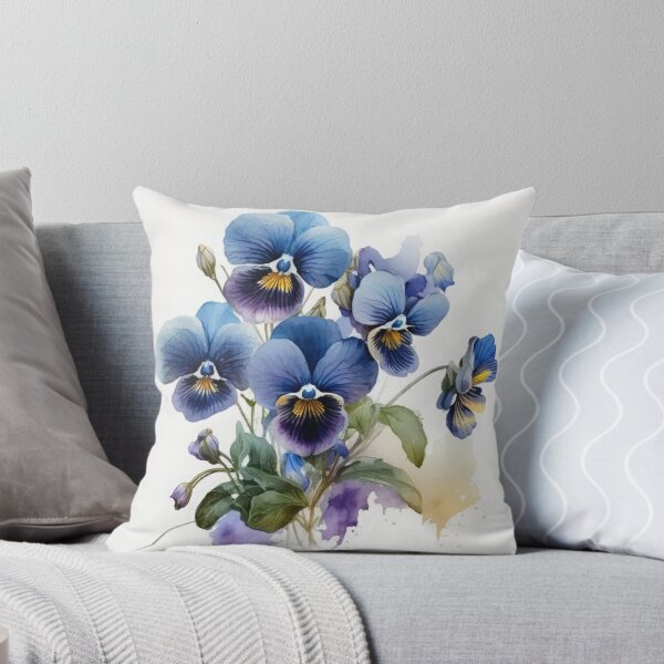 Item preview, Violas azules designed and sold by Vanover Designs.