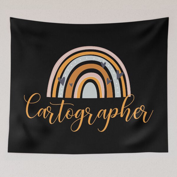 Item preview, Cartographer Cartography Love Hearts designed and sold by NestaReign.