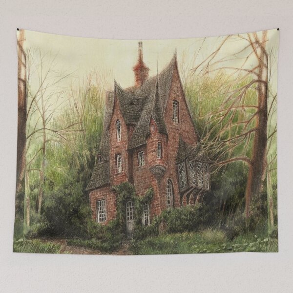Item preview, littlehouse art designed and sold by Sameart ⭐⭐⭐⭐⭐.