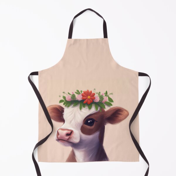 Artikelvorschau, Babykuh mit Blumenkrone entworfen und verkauft von orchidgd.