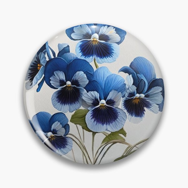 Item preview, Blue Violas  designed and sold by Vanover Designs.