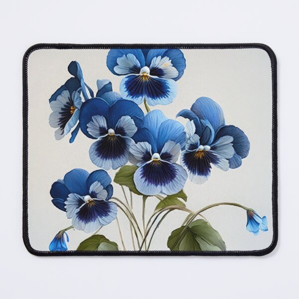 Item preview, Blue Violas  designed and sold by Vanover Designs.