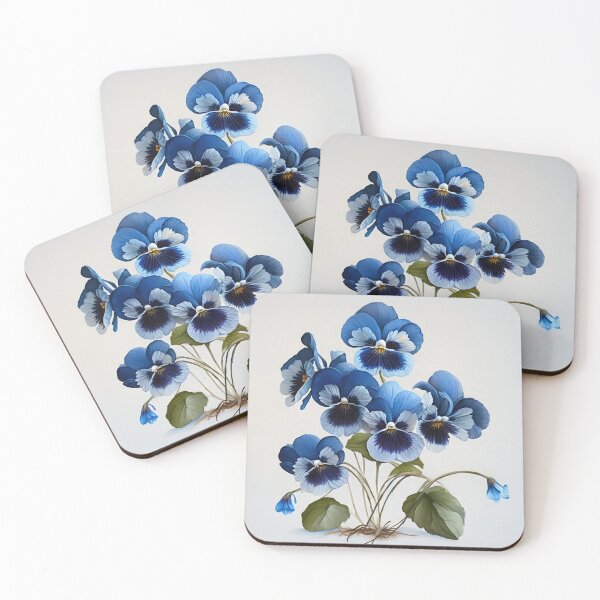 Item preview, Blue Violas  designed and sold by Vanover Designs.