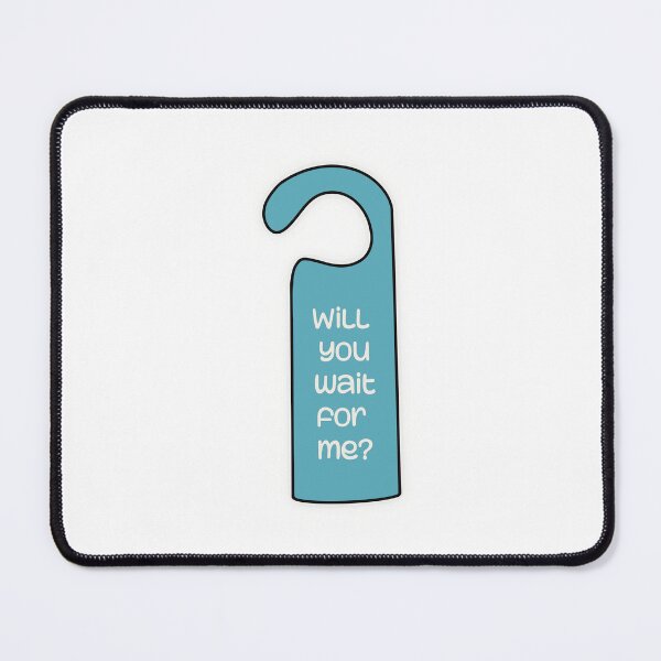 Item preview, Will you wait for me? Door hang designed and sold by Marry-me.