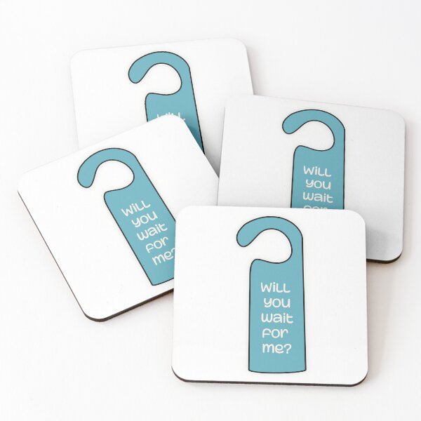 Item preview, Will you wait for me? Door hang designed and sold by Marry-me.