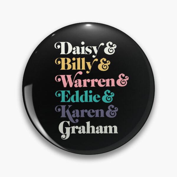 Item preview, Daisy Jones and The Six Band Names Colours designed and sold by baranskini.
