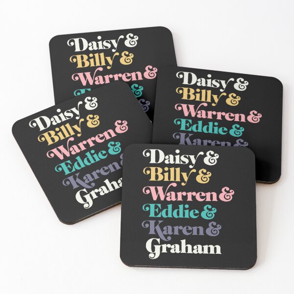 Item preview, Daisy Jones and The Six Band Names Colours designed and sold by baranskini.