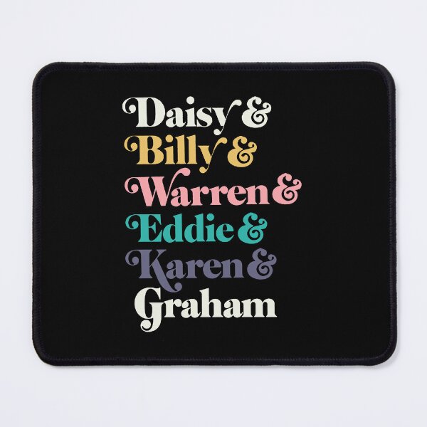 Item preview, Daisy Jones and The Six Band Names Colours designed and sold by baranskini.