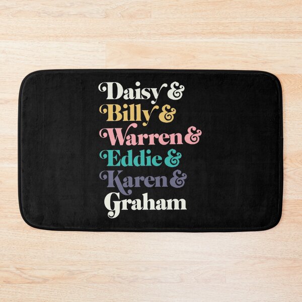 Item preview, Daisy Jones and The Six Band Names Colours designed and sold by baranskini.