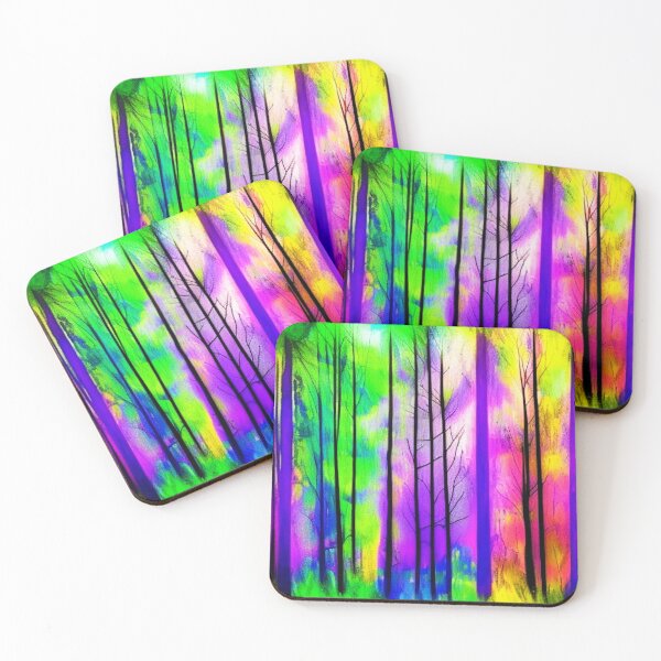 Item preview, Abstract Forest designed and sold by trailsitravel.