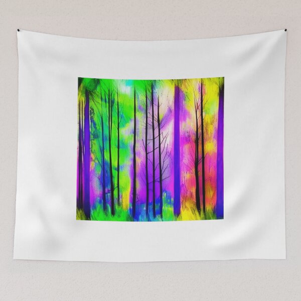 Item preview, Abstract Forest designed and sold by trailsitravel.