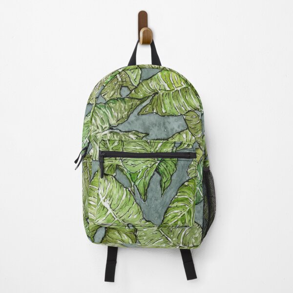 Item preview, Colocasia Leaves Pattern designed and sold by Mugdha Kakade Studio.