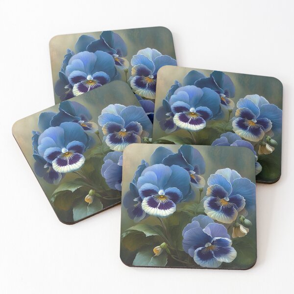 Item preview, Blue Violas  designed and sold by Vanover Designs.
