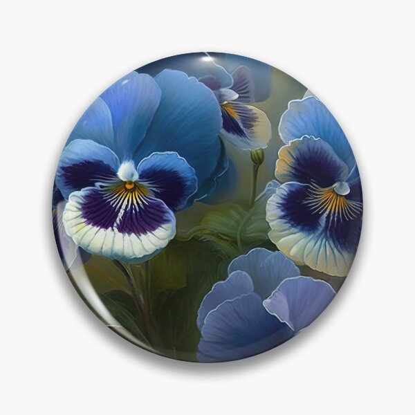 Item preview, Blue Violas  designed and sold by Vanover Designs.