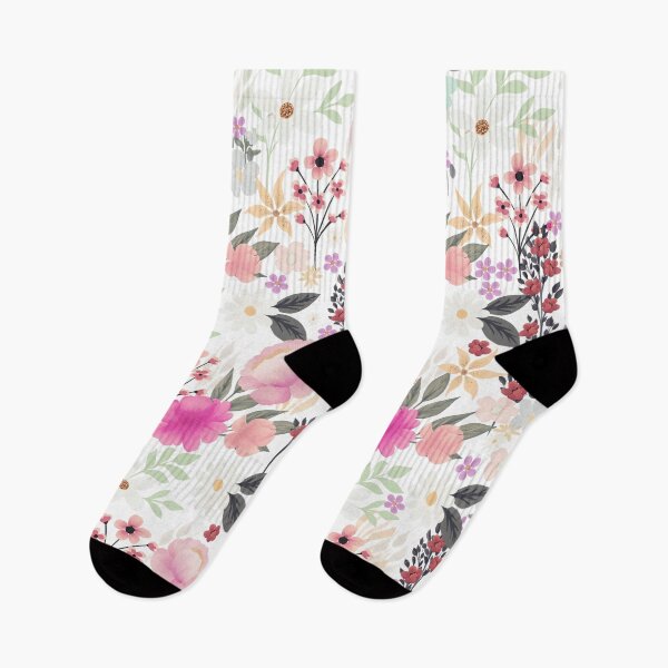Item preview, Boho Pink Wildflowers Floral Painting designed and sold by NdesignTrend.