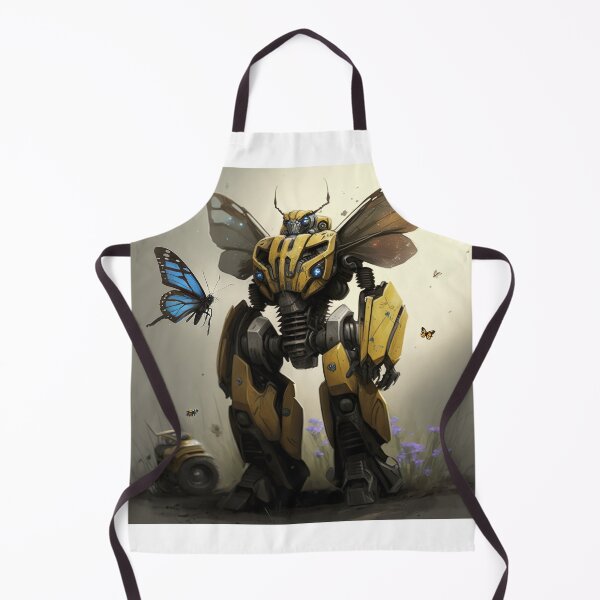 Item preview, Transformer Car Yellow Bee Bumble Bee Butterfly Drawing designed and sold by ArtfulAmbitions.