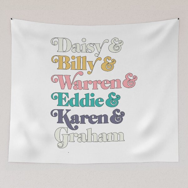 Item preview, Copy of Daisy Jones and The Six Band Names Colours designed and sold by baranskini.