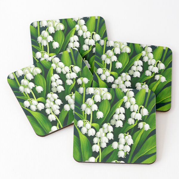 Item preview, Lily of the Valleys, May Birth Month Flowers designed and sold by FamiliarPufferfish.