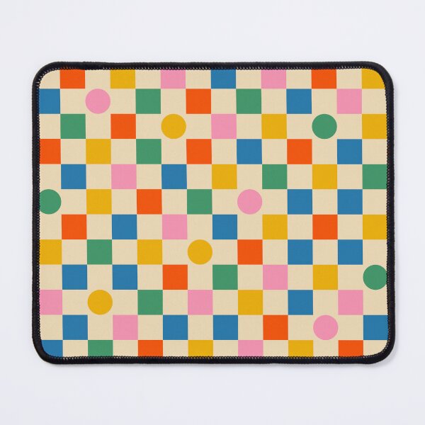 Item preview, Checks and Dots Colorful Pop Checked Pattern designed and sold by kierkegaard.