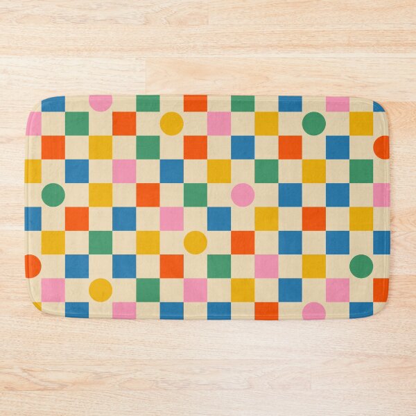 Item preview, Checks and Dots Colorful Pop Checked Pattern designed and sold by kierkegaard.