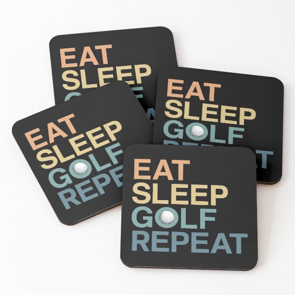 Item preview, EAT SLEEP GOLF REPEAT designed and sold by leavector.