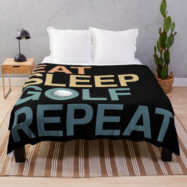 Item preview, EAT SLEEP GOLF REPEAT designed and sold by leavector.
