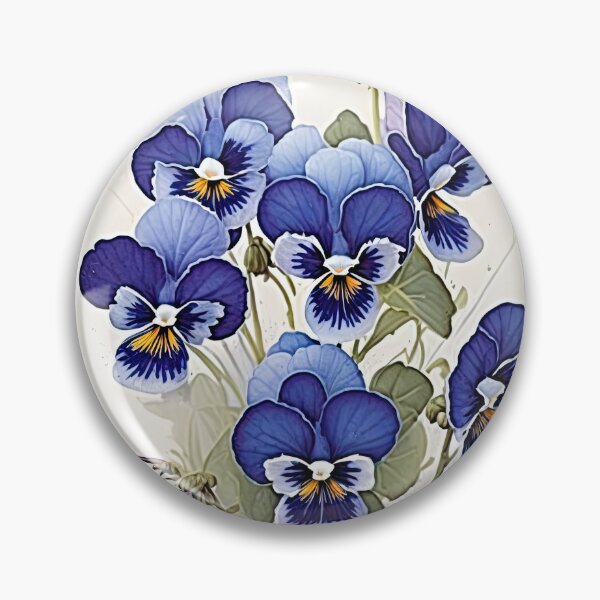 Item preview, Blue Violas  designed and sold by Vanover Designs.