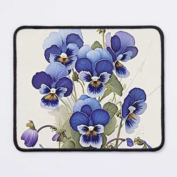 Item preview, Blue Violas  designed and sold by Vanover Designs.