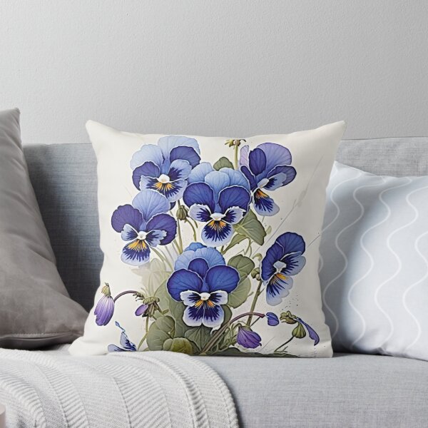 Item preview, Blue Violas designed and sold by Vanover Designs.