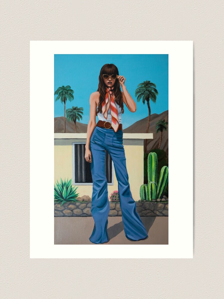 70s California girl Art Print for Sale by Pen Slaney